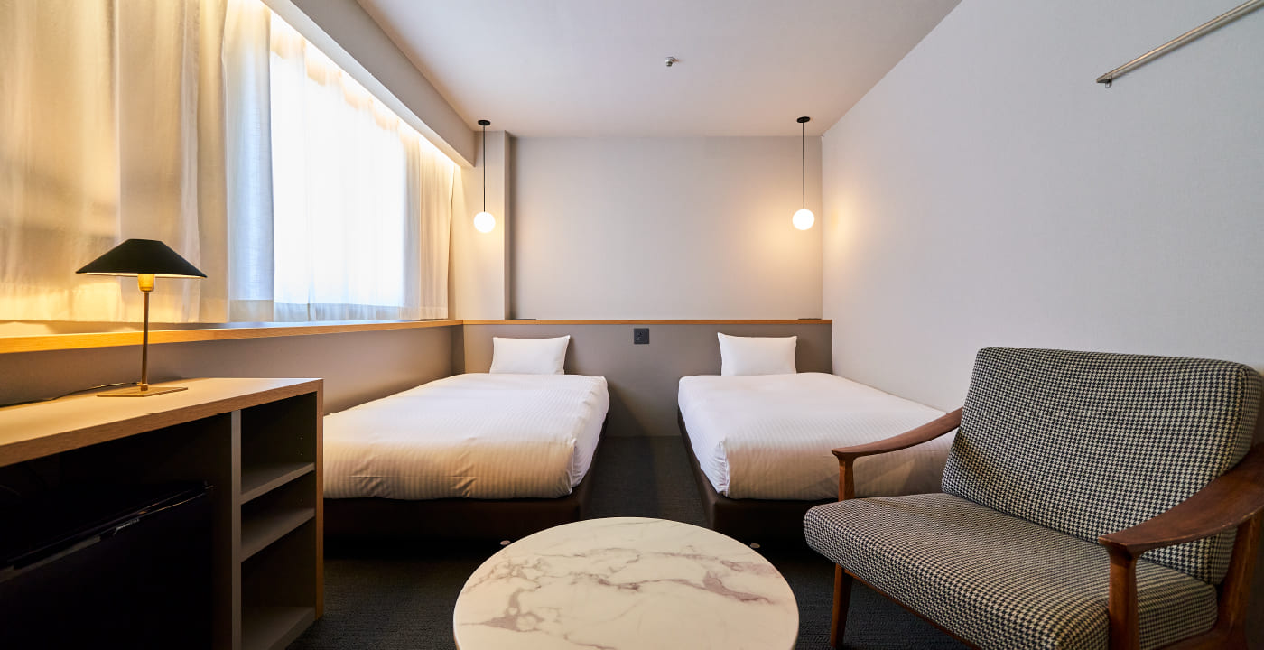 Hotel Global View Koriyama Twin room