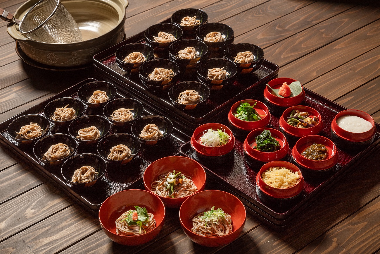 花巻名物「わんこそば風」