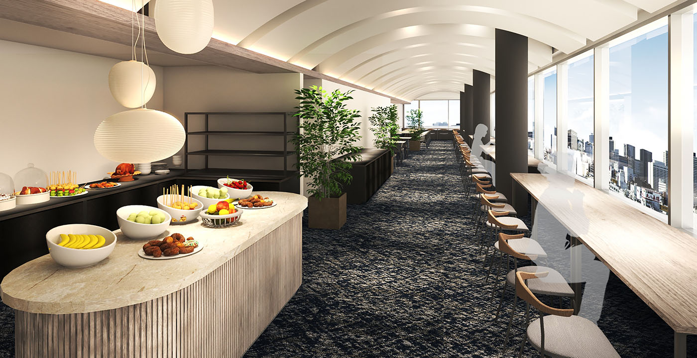 호텔 글로벌 뷰 우라와 아침