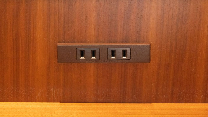 電源（コンセント）完備