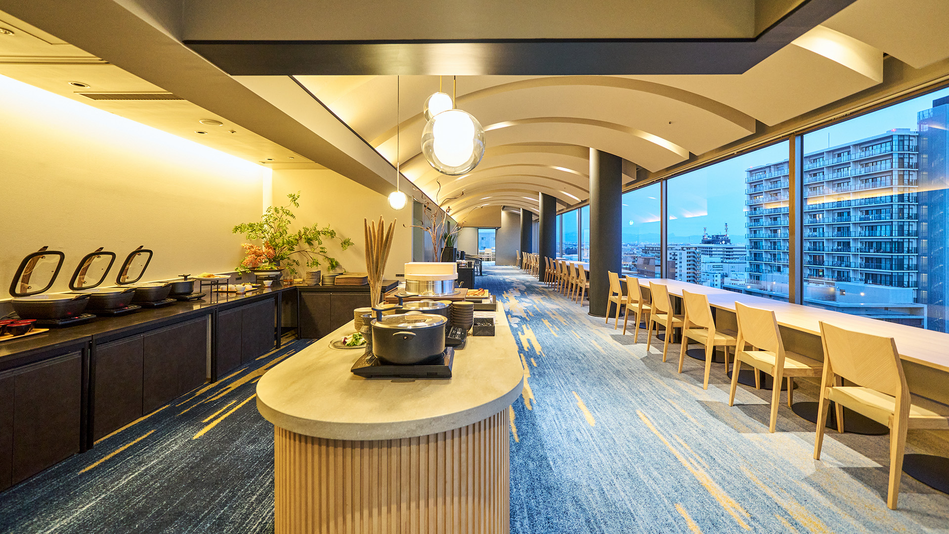 朝食ビュッフェ