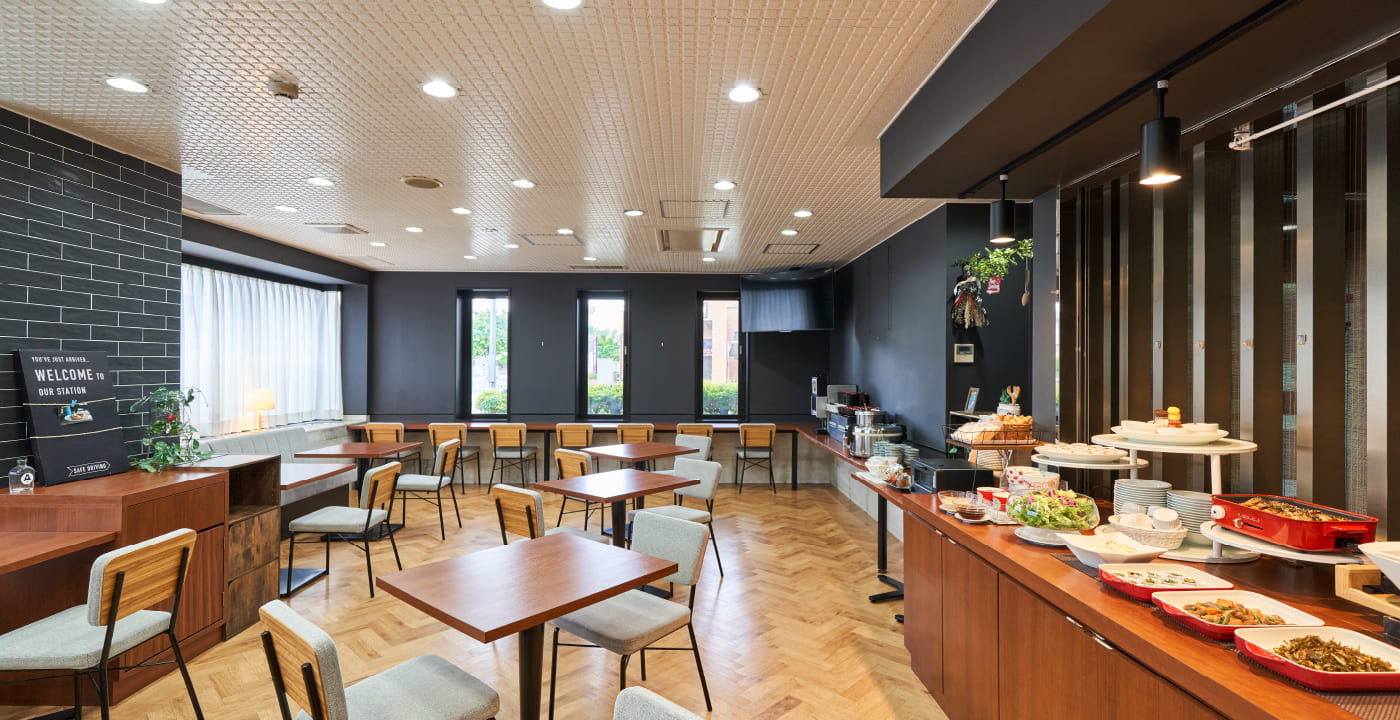 盛岡站前JIN酒店 餐廳（早餐）